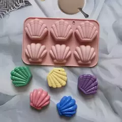 Molde Silicona Caracoles De Mar Reposteria Horno Y Freezer - comprar online