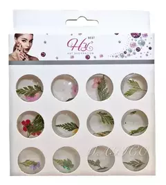 3d Flores Secas Pegatinas Decoración De Uñas Nail Arte Diy en internet
