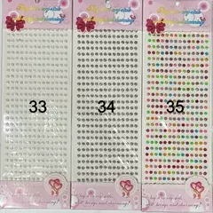 Strass Gemas Autoadhesiva Para Cara Cuerpo Varias Medidas - tienda online