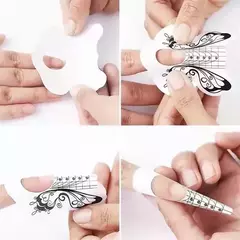 X100 Moldes Mariposa Uñas Esculpidas Acrilicas Gelificadas en internet