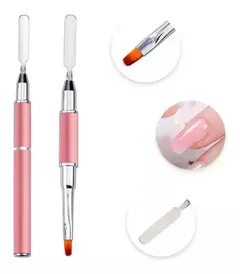 Pincel Para Polygel Uñas Esculpidas Acrigel C/ Espatula - comprar online