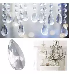 X6 Cristales Forma De Gota Candelabro Colgante Decoracion en internet