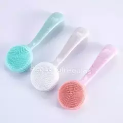 Cepillo Limpiador Facial Manual Silicona Exfoliante Rostro - mqregalosmayorista