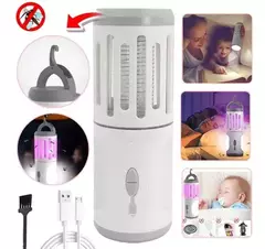 Lampara 2 En 1 Mata Mosquitos Y Linterna Nocturna Con Usb