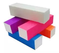 Bloquex2 Blanco De Pulido Uñas Acrilicas Natural Gelificadas - comprar online