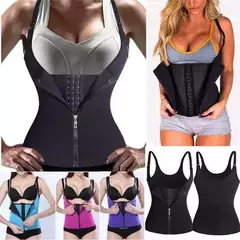 Faja Chaleco Reductor Modelador Neopreno Cintura Reductora