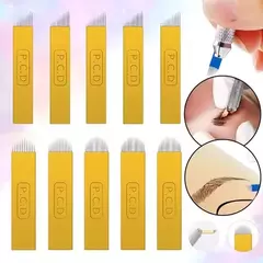 Aguja Microblading X10 Uds Filos Hard Flex Lengua De Gato
