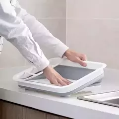 Escurridor Seca Plato Organizador Multiuso Flexible Silicona - tienda online