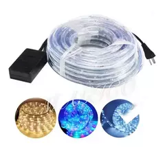 Manguera Tira Led 10 Metros 180leds! Exterior Navidad - mqregalosmayorista