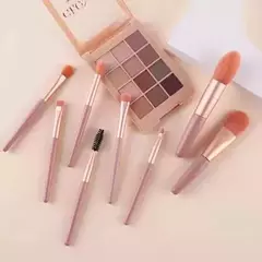 Set X8 Brochas Viajeras Pinceles Maquillaje Make Up Profesio - tienda online