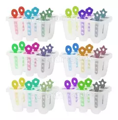 Molde De Plastico Para Helados Estrella Circulo Flor - comprar online