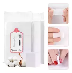 1000 Wipes Sin Pelusa Limpieza Gelificadas Acrílicos Rosa