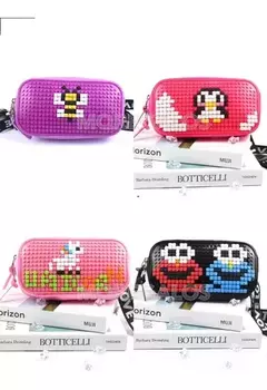 Cartera Bandolera Diseña Con Bloques Personaliza Crea Moda - mqregalosmayorista