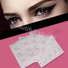 4 Planchas Stencil Para Delineado Maquillaje Sombra Ojos en internet