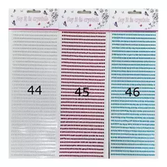 Strass Gemas Autoadhesiva Para Cara Cuerpo Varias Medidas - comprar online