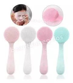Cepillo Limpiador Facial Manual Silicona Exfoliante Rostro - tienda online