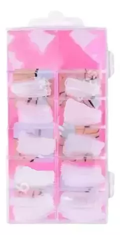 Capsulas Dual System Cuadradas X100 Unidades Uñas Esculpidas - mqregalosmayorista