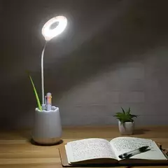 Lampara Velador Led Flexible Base Luminosa Recargable - comprar online