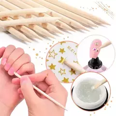 Pack X100u Palito De Naranjo Manicuria Uñas