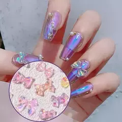 Dijes Strass X10 Tornasolado Uñas Esculpidas Gelificadas en internet