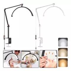 Lampara Led Media Luna Articulada Pestañas Uñas Tatuajes
