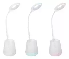 Lampara Velador Led Flexible Base Luminosa Recargable