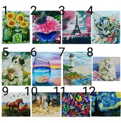Kit Pintura De Diamantes 50cm X 40cm Cristales Adhesivos 5d - comprar online