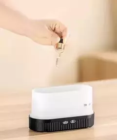 Humidificador Aromático Difusor Con Luz Simulación De Llama - comprar online