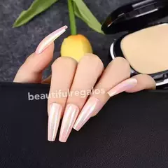 Tips Coffin Ballerina Colores 120 Unidades Uñas Esculpidas en internet
