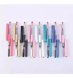 Pincel Para Polygel Uñas Esculpidas Acrigel C/ Espatula en internet