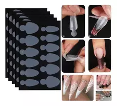 X60 Moldes Stickers Silicona Para Uñas Francesas Manicura