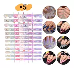 Tips Coffin Ballerina Colores 120 Unidades Uñas Esculpidas