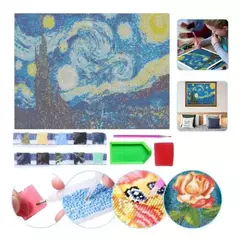 Kit Pintura De Diamantes 50cm X 40cm Cristales Adhesivos 5d en internet