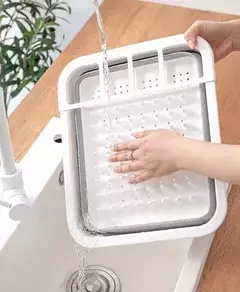 Escurridor Seca Plato Organizador Multiuso Flexible Silicona