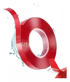 X5 Metros Cinta Doble Faz Transparente Bifaz Uñas Manicuria - comprar online
