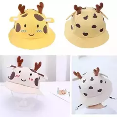 Gorro Para Chicos Piluso Estampado Con Cuernitos Jirafa - comprar online