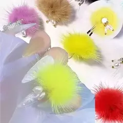 Dije Pompón Con Imanes Nail X 24u Decoración De Uñas Strass - mqregalosmayorista