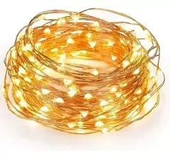 Guirnalda X10 Hilo Alambre Cobre Microled 50leds Pilas 5mts - comprar online