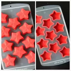 Cubetera Silicona 10 Hielos Formas Labios Estrella Premium - tienda online