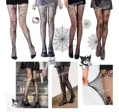 Panty Medias Con Estampa Dark Look Moda Tendencia Medibachas