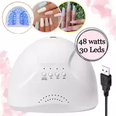 Cabina Uv/ Led Sun One 48w Timer Y Sensor Auto Uñas Semi Gel