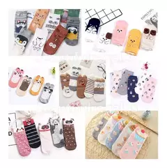 Medias Soquetes Cortas Diseños Personajes Dibujos Unisex X1 - tienda online