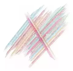 Palitos De Naranjo Acrilico X10 Reutilizable Cristal Uñas