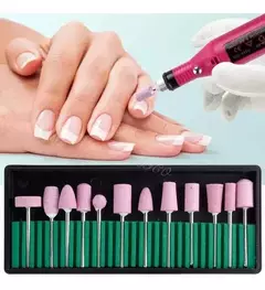 Kit De 12 Fresas Para Torno Pulidor Lima De Uñas - comprar online