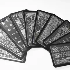 Imagen de 1 Placa De Metal Para Diseño De Stamping 6x12 Modelos Vario