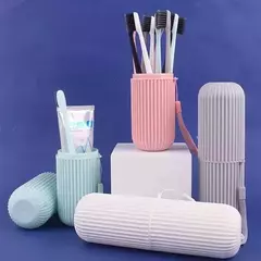 Estuche Organizador Porta Cepillo De Dientes Brochas Viaje - mqregalosmayorista