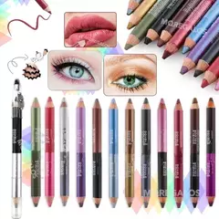 Delineador De Ojos Lapiz Sombras Labios 3 En 1 Multiuso X1