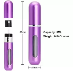 Mini Botella Atomizadora Recargable Spray Perfume Viaje en internet