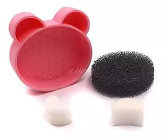 Limpiador De Brochas Y Pinceles Cleanser Silicona Con Esponja en internet
