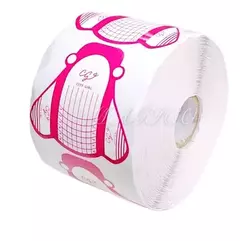 100 Moldes Rosa Rollos Uñas Esculpidas Acrílicas Gelificadas - mqregalosmayorista